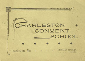 1892-1893 Commencement Program - Charleston Convent School